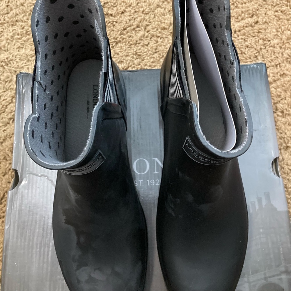 London fog rain boots